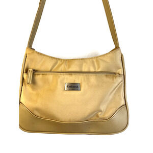 Kenneth Cole Unlisted Organizer Handbag Tan Shoulder Cross Body Purse Pockets